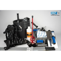 Materialenpakket MIDDEL (2-3 p) | DHZ Epoflow(UV) anhydriet, gevlinderd beton, egaline, gladde cementdek/zandcement (gevlinderd)
