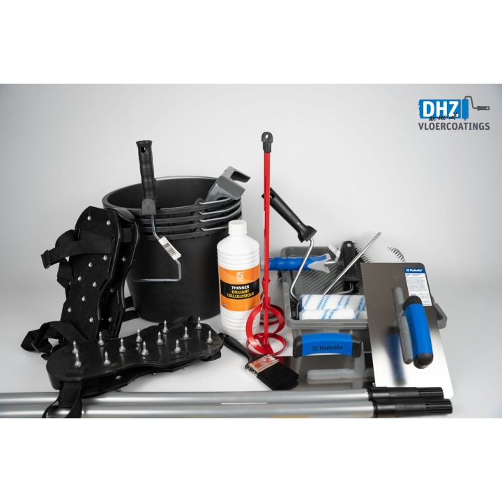 Materialenpakket MIDDEL (2-3 p) | DHZ Epoflow (UV) voor reeds gecoate vloer
