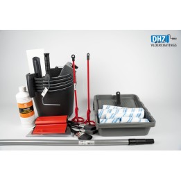 Materialenpakket KLEIN 1-2 pers | DHZ Lavasteen Gietvloer (zandcementdekvloer RUW & vloeistofdichte waterpas tegels)