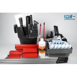 Materialenpakket GROOT 3-4 pers | DHZ Lavasteen Gietvloer (zandcementdekvloer GLAD)