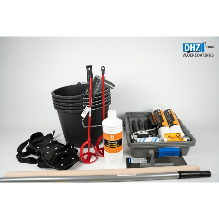 Materialenpakket KLEIN (1-2 p) | DHZ Duoflow UV voor reeds gecoate vloer