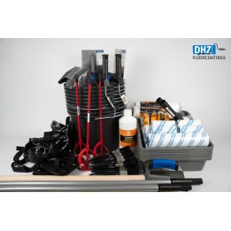 Materialenpakket GROOT (3-4 p) | DHZ Duoflow UV (anhydriet, gevlinderd beton, egaline, gladde cementdek/zandcement (gevlinderd)