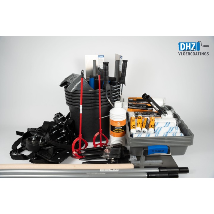 Materialenpakket GROOT (3-4 p) | DHZ Duoflow UV voor reeds gecoate vloer