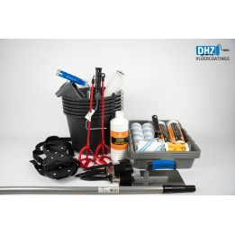 Materialenpakket KLEIN (1-2 p) | DHZ Monoflow/Purflow UV (anhydriet, gevlinderd beton, egaline, zandcementdekvloer GLAD)