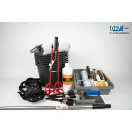 Materialenpakket KLEIN (1-2 p) | DHZ Monoflow/Purflow UV (vloeistofdichte waterpas tegels & ruwe zandcementdekvloer)