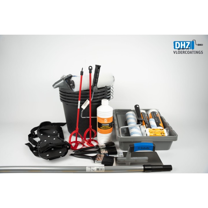 Materialenpakket KLEIN (1-2 p) | DHZ Monoflow/Purflow UV voor reeds gecoate vloer