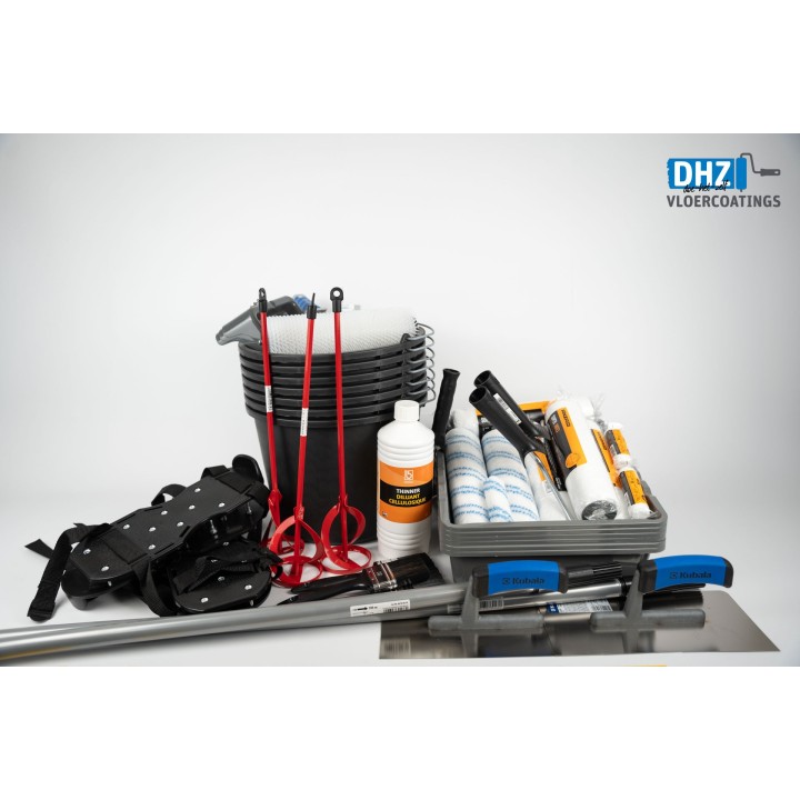 Materialenpakket MIDDEL (2-3 p) | DHZ Monoflow/Purflow UV voor reeds gecoate vloer