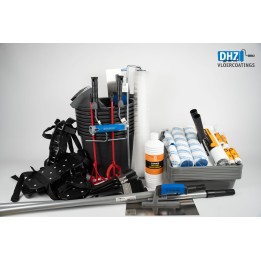Materialenpakket GROOT (3-4 p) |DHZ Monoflow/Purflow UV (anhydriet, gevlinderd beton, egaline, zandcementdekvloer GLAD)