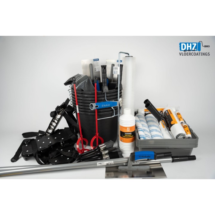 Materialenpakket GROOT (3-4 p) | DHZ Monoflow/Purflow UV voor reeds gecoate vloer