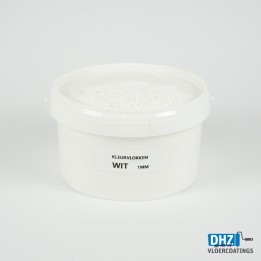 Kleurvlokken WIT 1mm| 500 gram