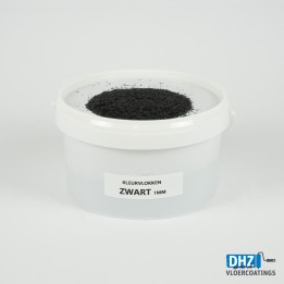 Kleurvlokken zwart 1 mm | 500 gram